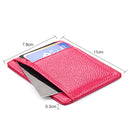 KB37 Antimagnetic RFID Litchi Texture Leather Card Holder Wallet Billfold for Men and Women (Brown)