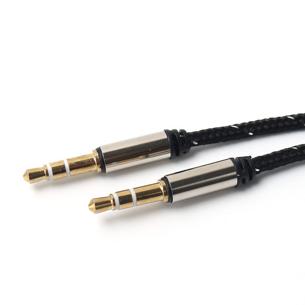 2pcs 3.5mm Jack Audio Cable Jack 3.5 Male to Male Audio Aux Car Headphone Cord