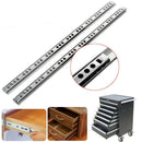 1x Heavy Runners Ball Bearing Drawer Slides Rail Telescopic Metal Duty Easy Use
