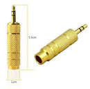 3.5mm Male to 6.5mm Female Adapter Converter Jack Plug Stereo Audio Headphone