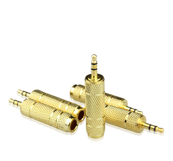 Audio Adapter 3.5mm Male to 6.5mm Female Headphone Stereo Jack Converter 1 piece