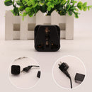Black American Standard Us Gauge Conversion Plug 4.9*3.6*2.75cm