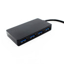 USB 3.0 4 Port USB Hub Splitters Adapter Ultra Speed For PC Computer Mouse