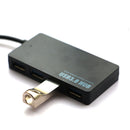 USB 3.0 4 Port USB Hub Splitters Adapter Ultra Speed For PC Computer Mouse