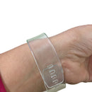 Glowing LED Wrist Band Lights Flash Plastic Cuff Bracelet Cycling Running New 1x