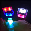 Glowing LED Wrist Band Lights Flash Plastic Cuff Bracelet Cycling Running New 1x