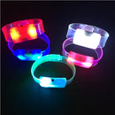 LED Slap Bracelet Glowing Wrist Band Arms Light Up Party Night Running