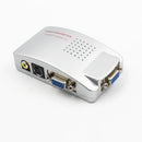 PC/Laptop/CCTV VGA to TV AV RCA S-Video Converter Adapter Composite Hot 1 set