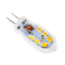 ledg4 LED Light Bulb Lamp 2W 120Lm white 12 SMD clear cover 220-240V