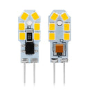 ledg4 LED Light Bulb Lamp 2W 120Lm white 12 SMD clear cover 220-240V