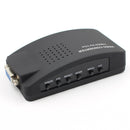 1 x CCTV DVD DVR Camera TV BNC S Video VGA Input to VGA Output PC Converter Hot