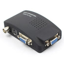 1 x CCTV DVD DVR Camera TV BNC S Video VGA Input to VGA Output PC Converter Hot