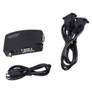 1 x CCTV DVD DVR Camera TV BNC S Video VGA Input to VGA Output PC Converter Hot