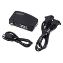 1 x CCTV DVD DVR Camera TV BNC S Video VGA Input to VGA Output PC Converter Hot
