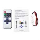 5-24V Mini 11Key RF 433MHz Wireless Remote Controller For RGB LED Strip Light