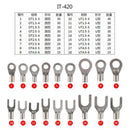 420 x Round U Shape Non-Insulated Crimp Terminals Electrical Wire Connect Best
