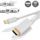 High Speed 6FT ThunderBolt Mini DisplayPort DP to HDMI Cable Adapter Male