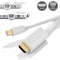 High Speed 6FT ThunderBolt Mini DisplayPort DP to HDMI Cable Adapter Male