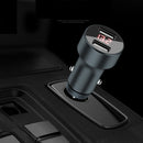 Alloy Vehicle Car Charger DC12-24V 11W Quick Charge Dual USB Port Phone New 1x