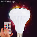 E27 Wireless Bluetooth Control Music Audio LED RGB Energy Smart Bulb Lamp
