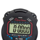 Portable LCD Digital Stopwatch Professional Waterproof Handheld Stopwatch  teyp