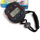 Portable LCD Digital Stopwatch Professional Waterproof Handheld Stopwatch  teyp