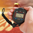 Portable LCD Digital Stopwatch Professional Waterproof Handheld Stopwatch  teyp
