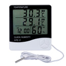 1x Digital LCD Reptile Hygrometer Thermometer with Probe Aquarium Tank reqt New