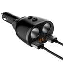 12-24V Car Cigarette Lighter Socket Splitters LED Dual USB Charger Adapter Hot 1