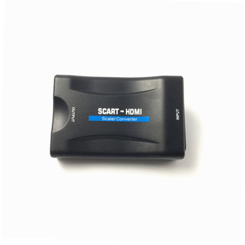 1080P HD HDMI to SCART Adapter Video Audio Upscale Converter USB Cable TV DVD