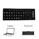 1 x Computer English  Keyboard Film Stickers Letters Alphabet Desktop  Scrub Hot