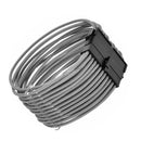 New 30cm 24Pin Power Adapter Extension Cord Computer Gray Best 1x
