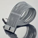 New 30cm 24Pin Power Adapter Extension Cord Computer Gray Best 1x