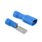 100 Pcs 22-16AWG Insulated Piggy Back Splice Crimp Electrical Terminal Block New