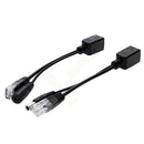 Passive Power over Ethernet PoE Adapter Injector+ Splitter Kit 5v 12v New 1 set