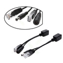 Passive Power over Ethernet PoE Adapter Injector+ Splitter Kit 5v 12v New 1 set