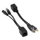 Passive Power over Ethernet PoE Adapter Injector+ Splitter Kit 5v 12v New 1 set