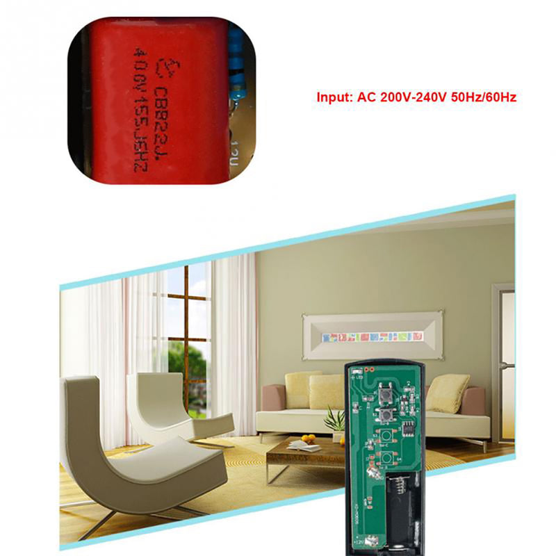 1/2/3 Ways ON/OFF 220~240V Wireless Receiver Lamp Light Remote Control Switch