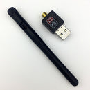 150Mbps High Speed USB Wireless LAN Adapter Long Range 2dBi Antenna New 1set