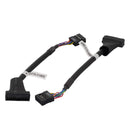 5 X USB 3.0 Motherboard Male Header 20 pin to 9 pin Female USB 2.0 Cable Best