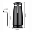 New Bottle Water Pump Dispenser Automatic Drinking Black ABS Shell Stainless Hot
