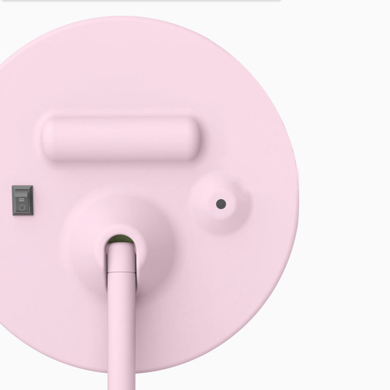 Folding Mirror LED Lighting Make Up USB Rechargeable With Storage Pink Best 1 PC