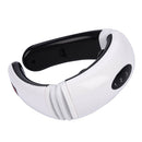 Electric Pulse Back Neck Massager Far Infrared Heating Pain Relaxation Relief