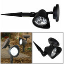 1x 4 LED Solar Spot Light Outdoor Garden Lawn Landscape LED Spotlight Path Hot