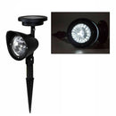 4-LED Solar Spot Light Outdoor Garden Lawn Landscape LED Spotlight Pat Best 1x