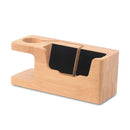 Bamboo Universal Desk Stand Charging Station Holder For Cell Phone iWatch