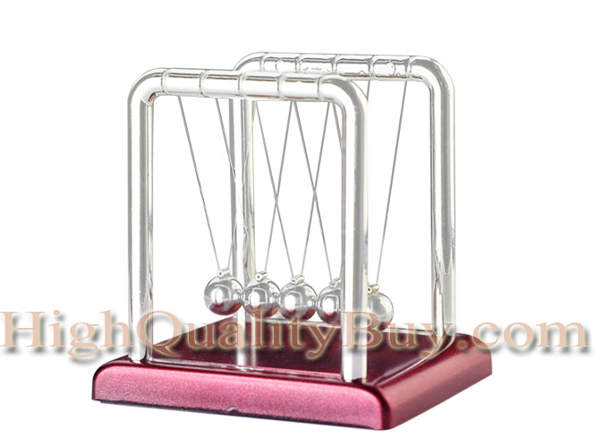 Newtons Cradle Steel Balance Balls Classic Physics Science Pendulum Desk Hot