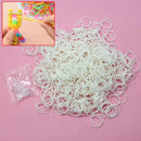 1set 600 Pieces Rubber Bands 24 Clips Practical For Vogue Loom Refill Kit New