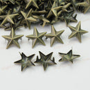 100 pcs Star Studs Tone Star Spots Studs Rivets Spikes Punk Rock Bag Belt Hot