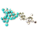 20Pairs Turquoise Stud Punk Rivets For Jeans Clothes Bags Decor DIY Craft 8 Hot